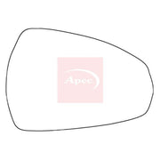 Apec Exterior Wing Mirror Glass Right fits Audi A3 2004-2020