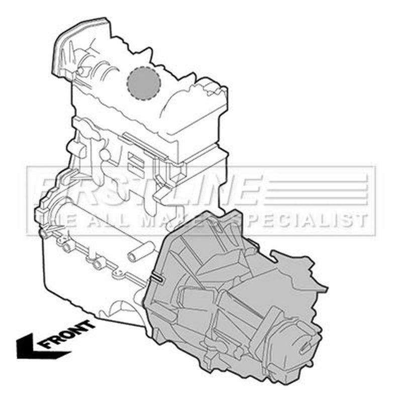 First Line Engine Mount Mounting fits Fiat Multipla 1999-2010 1.6