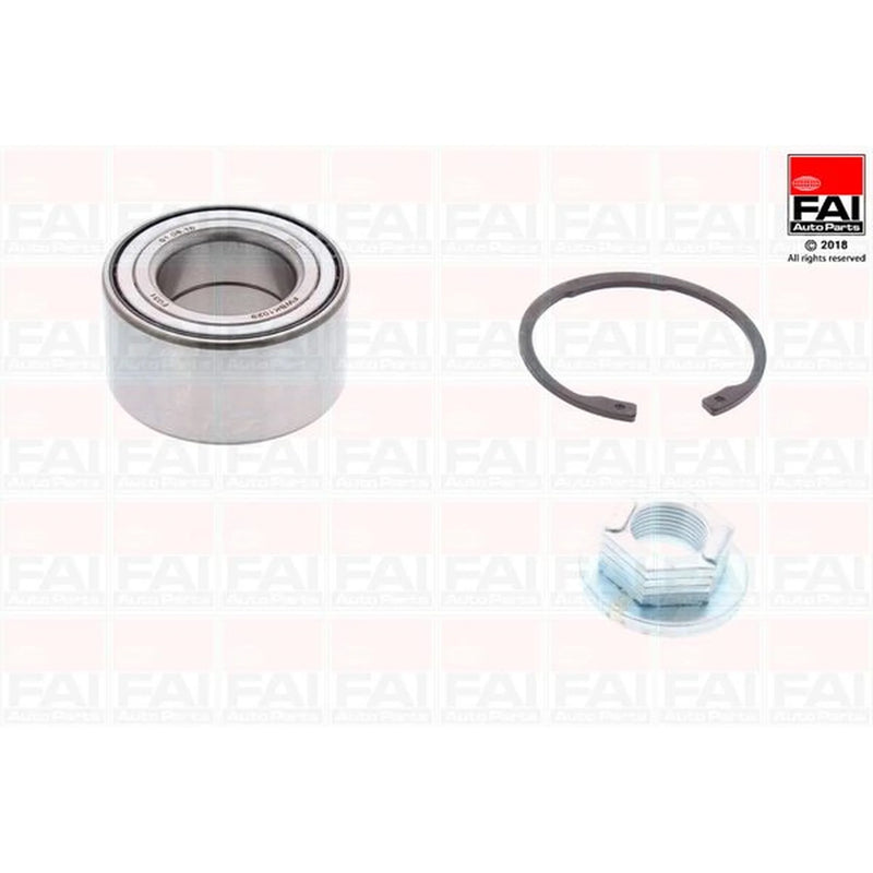 FAI Wheel Bearing Kit 72mm fits Ford Fiesta V 2001-2010 1.25 1.3 1.4 1.6