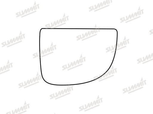 Summit Stick-On Commercial Lower Blind-Spot Mirror Glass fits Iveco Daily 14 on RHS Summit - Bars 4 Cars