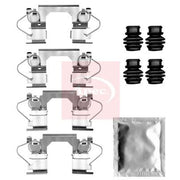 Apec Brake Pad Accessory Fitting Kit Front fits Nissan Qashqai II 2013-2015