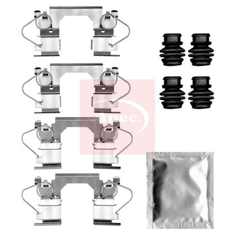 Apec Brake Pad Accessory Fitting Kit Front fits Nissan Qashqai II 2013-2015