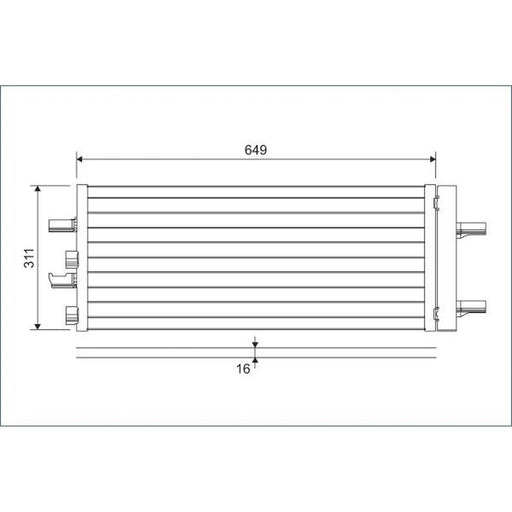 Valeo Air Conditioning Condenser 822615