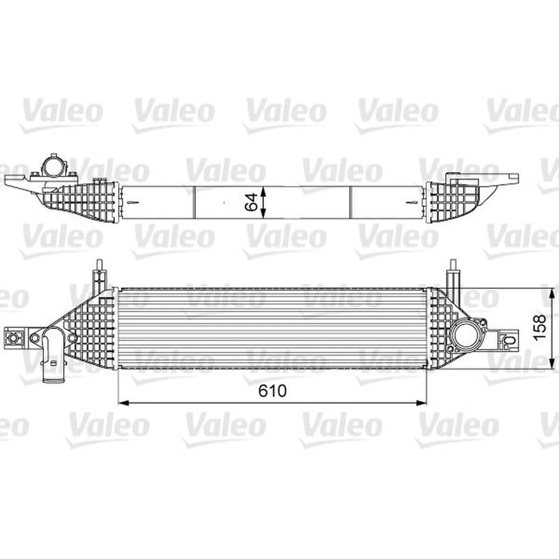 Valeo Intercooler (Charge Air Cooler) 818633