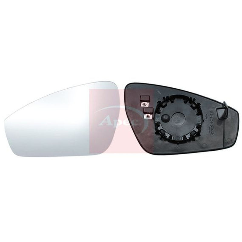 Apec Exterior Wing Mirror Glass Left fits Audi Q4 E-Tron 2021 on