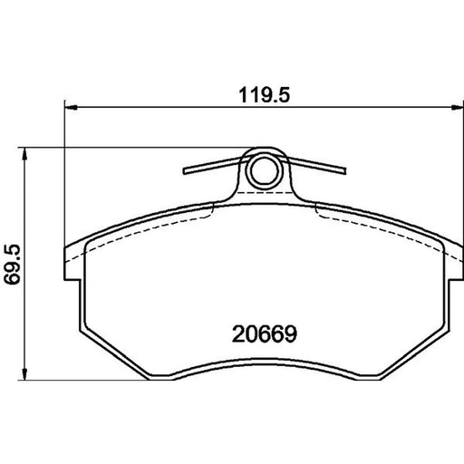 Mintex Front & Rear Brake Discs & Pads fits Audi 80 B4 1991-1996 1.6 1.9 2.0