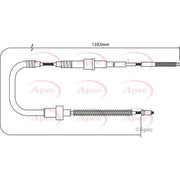 Apec Handbrake Cable Left Rear fits Seat Arosa 1997-2004 1.0 1.4 1.7