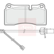 Apec Rear Brake Pad Set PAD1996