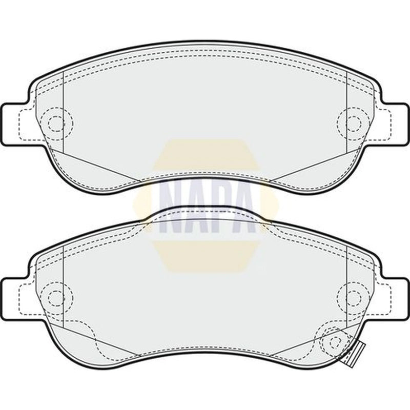 NAPA Front Brake Pad Set NBP1194