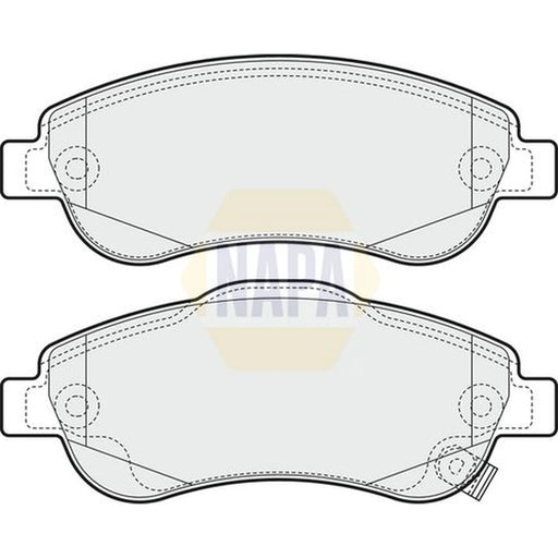 NAPA Front Brake Pad Set NBP1194