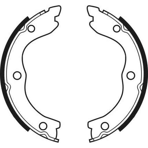 Abtex Brake Shoe Set Axle Kit fits Nissan X-Trail I 2001-2013 2.0 2.2 2.5