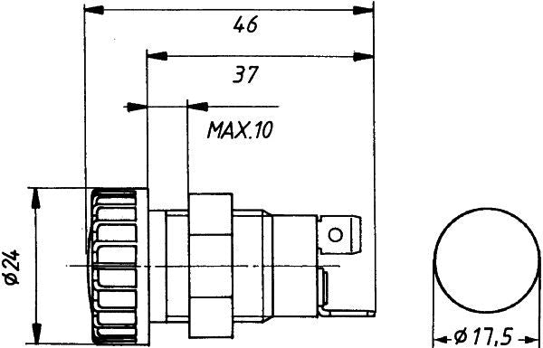 Hella 2AA 008 594-031 Control Lamp