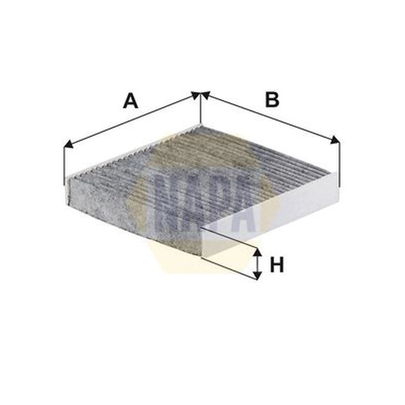 NAPA Cabin Air Filter (Pollen Filter) fits Daihatsu Cuore VII 2007 on 1.0