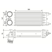 Valeo Intercooler (Charge Air Cooler) 881600