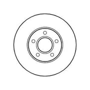Abtex Front Vented & Rear Vented Brake Discs & Pads fits Mazda 3 2006-2009 2.3