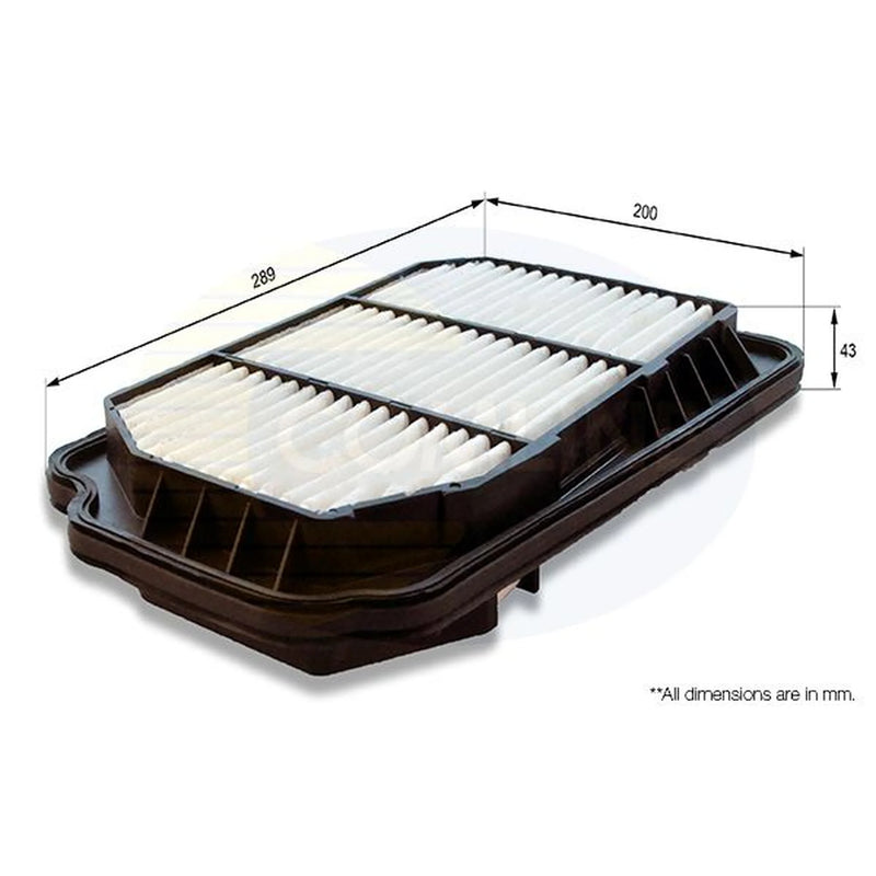Comline Engine Air Filter fits Chevrolet Lacetti 2007 on 2.0