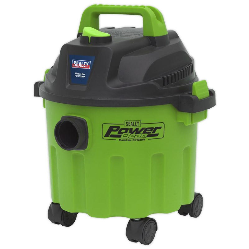 Sealey Vacuum Cleaner Wet & Dry 10L 1000W/230V Green PC102HV Sealey - Dynamic Drive