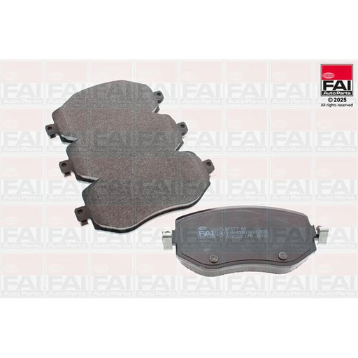 FAI Front Brake Pad Set fits Renault Megane IV 2015 on 1.2 1.5
