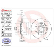 Brembo Rear Brake Discs & Pads fits Audi A8 D3 2002-2010 2.8 3.0 3.2 3.7 4.0 4.2