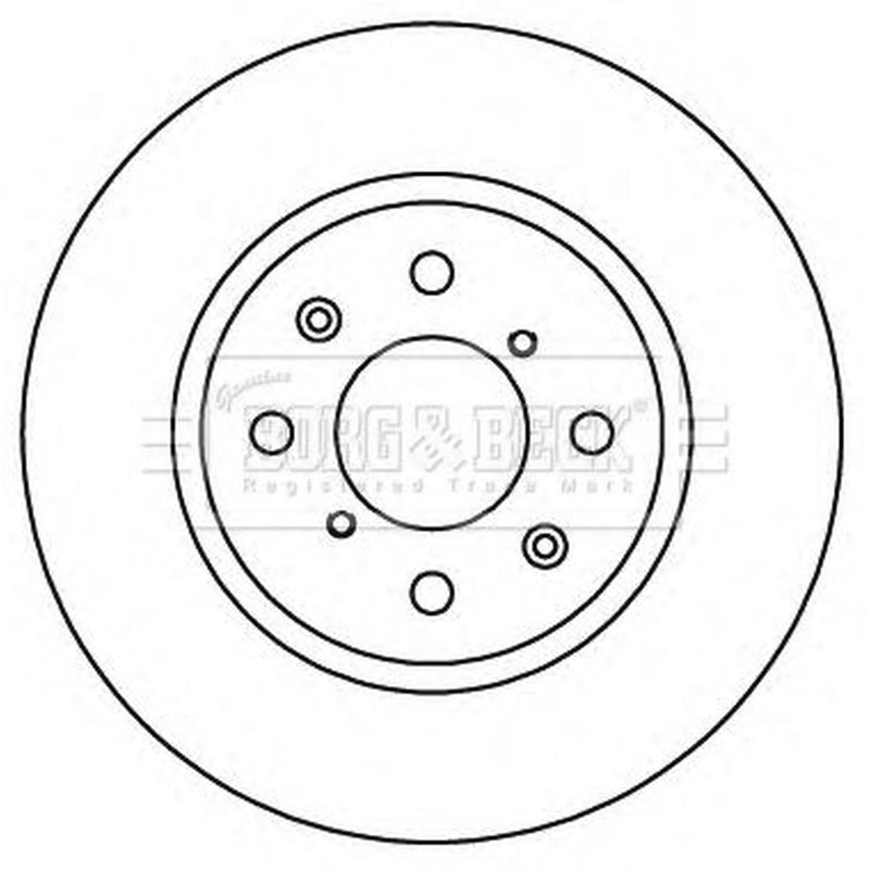 Borg & Beck Front & Rear Brake Discs & Pads fits Suzuki Swift III 2010-2017