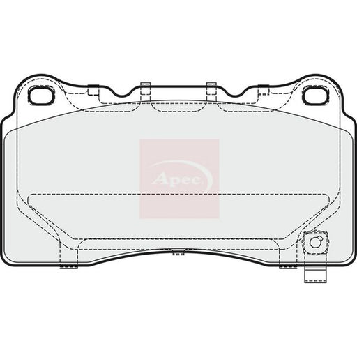 Apec Front Brake Pad Set PAD1993