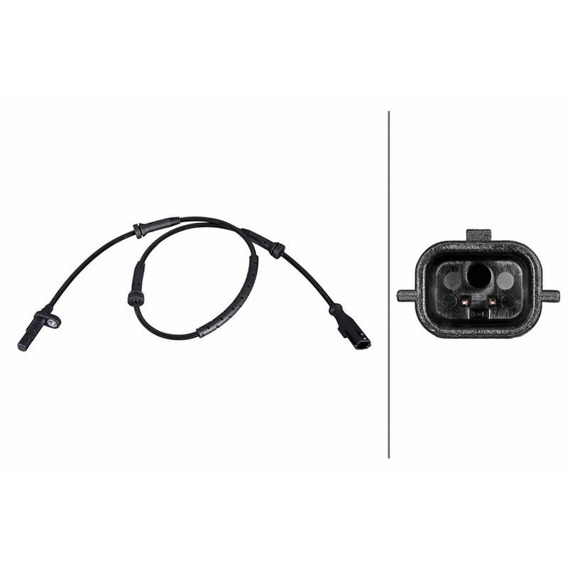 Hella ABS Wheel Speed Sensor Rear fits Fiat Talento 2016 on 1.6