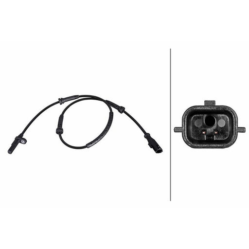 Hella ABS Wheel Speed Sensor Rear fits Fiat Talento 2016 on 1.6