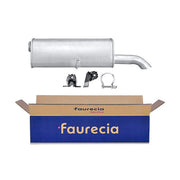 Hella End Silencer Rear fits Citroën C4 2004-2011 1.6 2.0