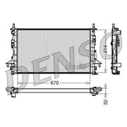 Denso Engine Radiator DRM23084