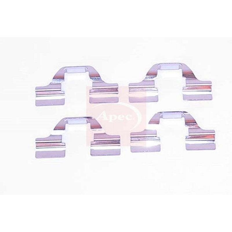 Apec Brake Pad Accessory Fitting Kit Rear fits Citroën Mpv 2008-2021 1.6