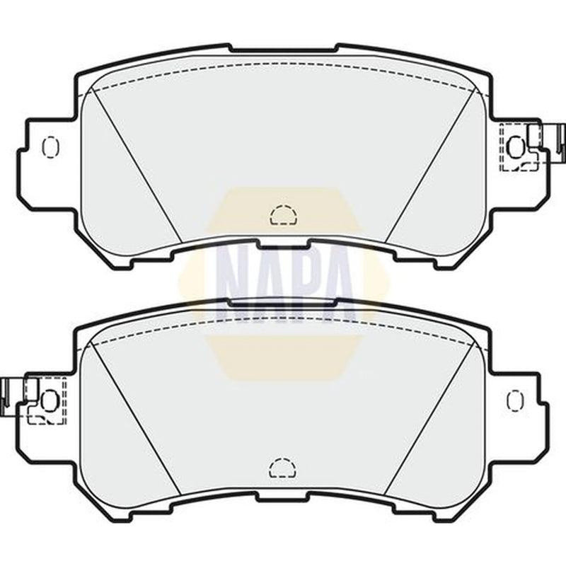 NAPA Rear Brake Solid Discs & Pads fits Mazda CX-3 2015-2018 1.5 2.0