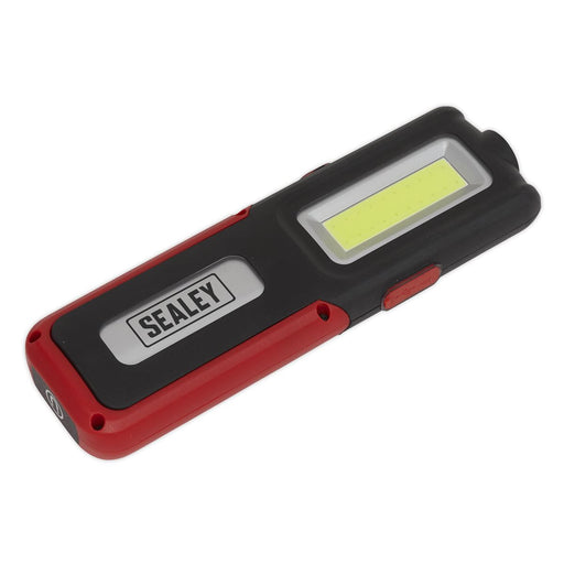 Sealey Rechargeable Inspection Light 5W COB & 3W SMD LED with Power Bank Red Sealey - Dynamic Drive