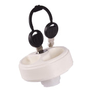 White Lockable Water Tank Filler Cap with Keys ES2250 Caravan / Motorhome / Boat PLS  - Dynamic Drive