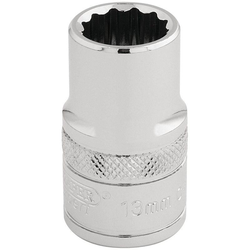 Draper HI-TORQ 12 Point Socket, 1/2" Sq. Dr., 13mm 33105 Draper - Dynamic Drive