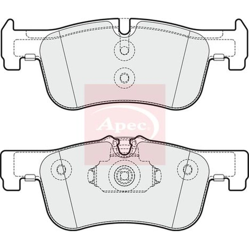 Apec Front Brake Pad Set PAD1876