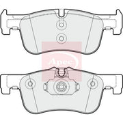 Apec Front Brake Pad Set fits BMW 1 Sports Hatch 2011-2019