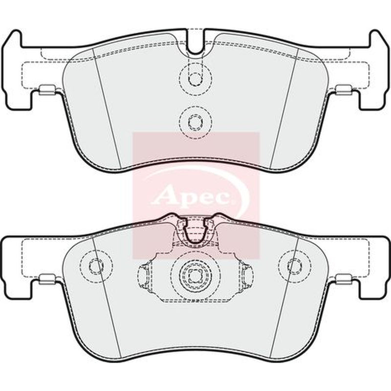 Apec Front Brake Pad Set fits BMW 1 Sports Hatch 2011-2019