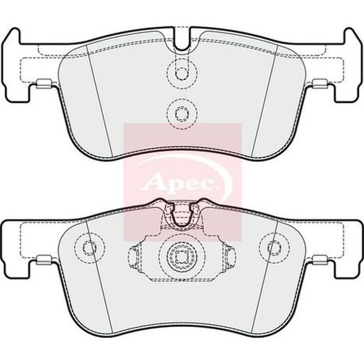 Apec Front Brake Pad Set fits BMW 1 Sports Hatch 2011-2019