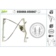 Valeo Electric Window Regulator Lifter Left Fr 850866
