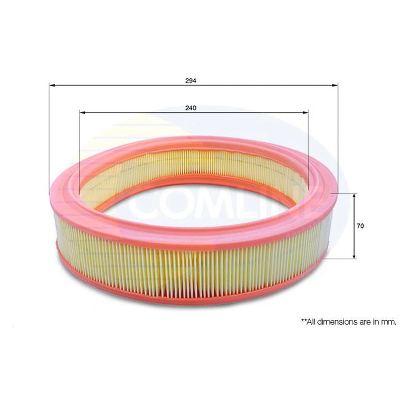 Comline Engine Air Filter fits Fiat Doblo 2001 on 1.2