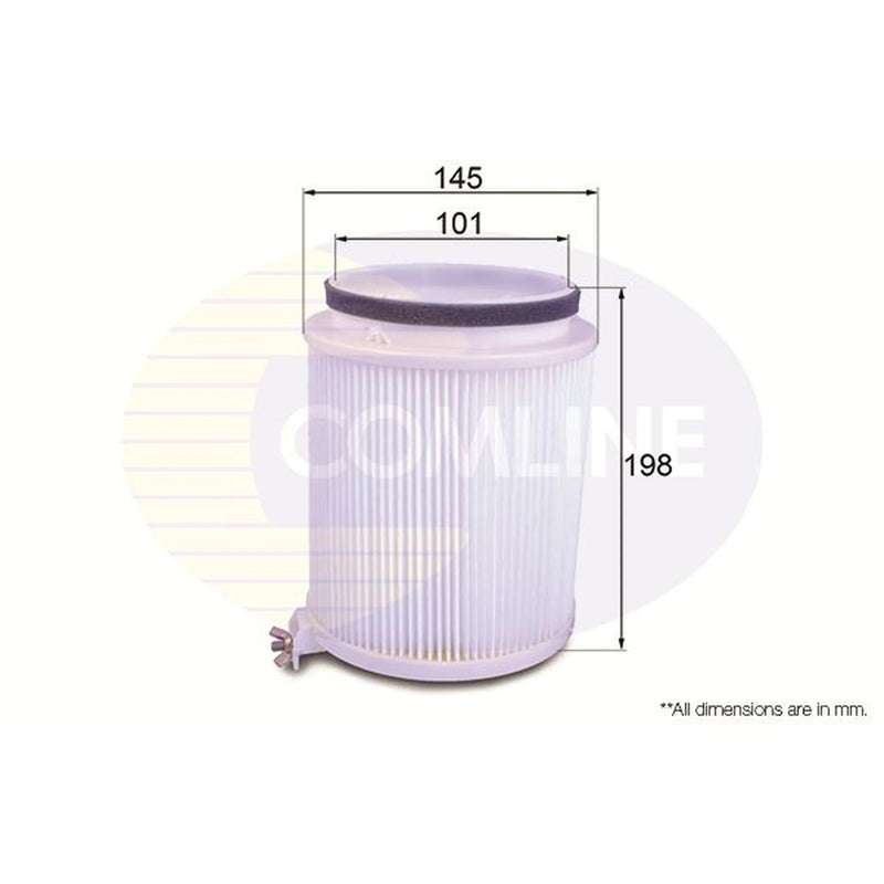 Comline Cabin Air Filter (Pollen Filter) fits Nissan Kubistar 2003-2009