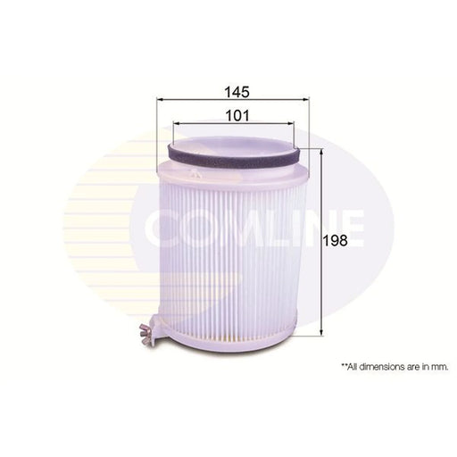 Comline Cabin Air Filter (Pollen Filter) fits Nissan Kubistar 2003-2009