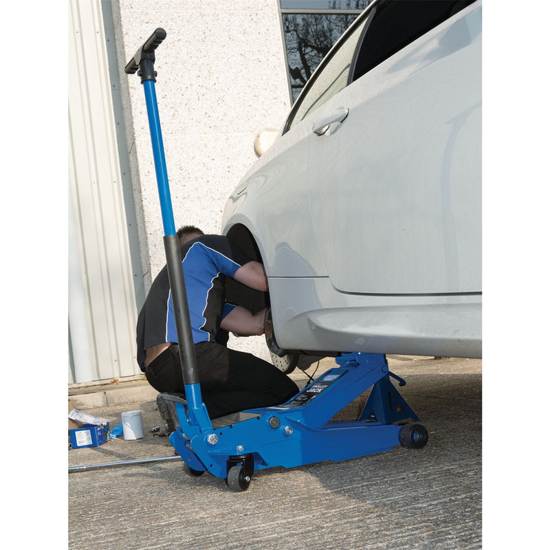 Draper Professional Low Profile Garage Trolley Jack, 3 Tonne 01106 Draper - Dynamic Drive