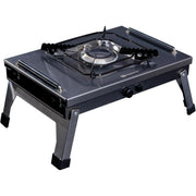 RidgeMonkey Grilla CookStation Single Hob Stainless Steel Gas Stove + Side Table - Main Product Image | Outdoor Cooking | NN4 Online