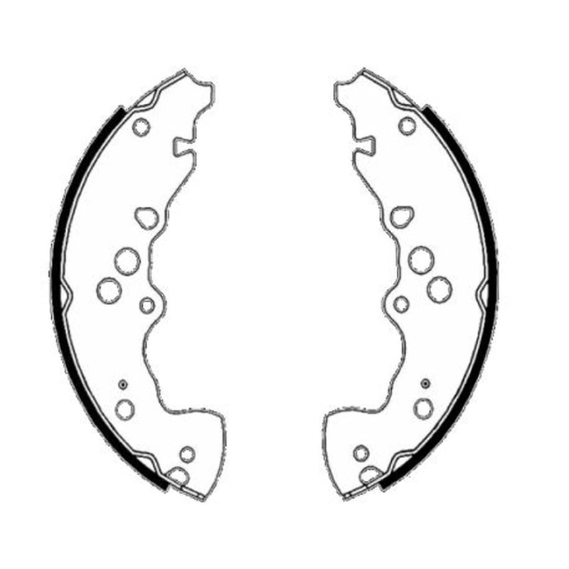 Mintex Brake Shoe Set Axle Kit fits Suzuki Grand Vitara I 2001-2005 2.0 2.7