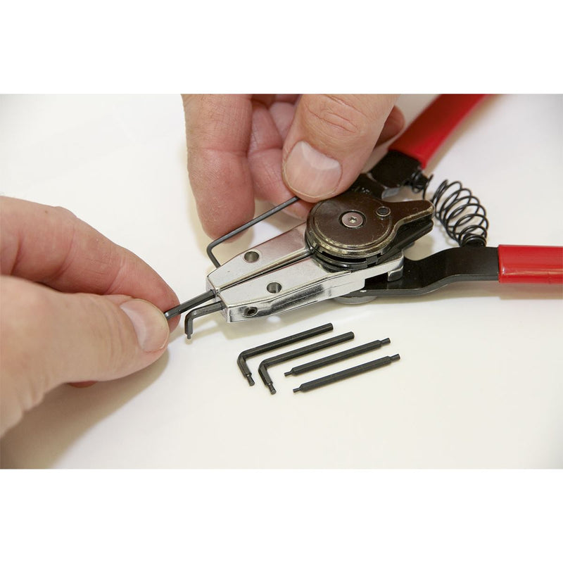 Sealey Circlip Pliers Set Internal/External Quick Change AK8453 Sealey - Dynamic Drive