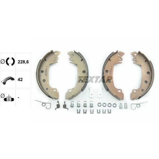Textar Brake Shoe Set Axle Kit 91029200