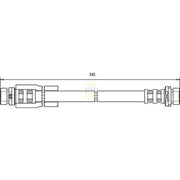 NAPA Brake Hydraulic Hose Line Rear NBH1208