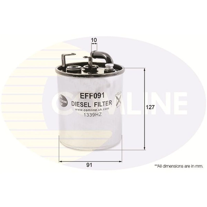 Comline Fuel Filter Element fits Mercedes-Benz A-Class 1998-2004