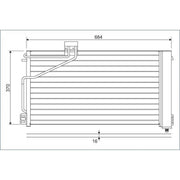 Valeo Air Conditioning Condenser 817848